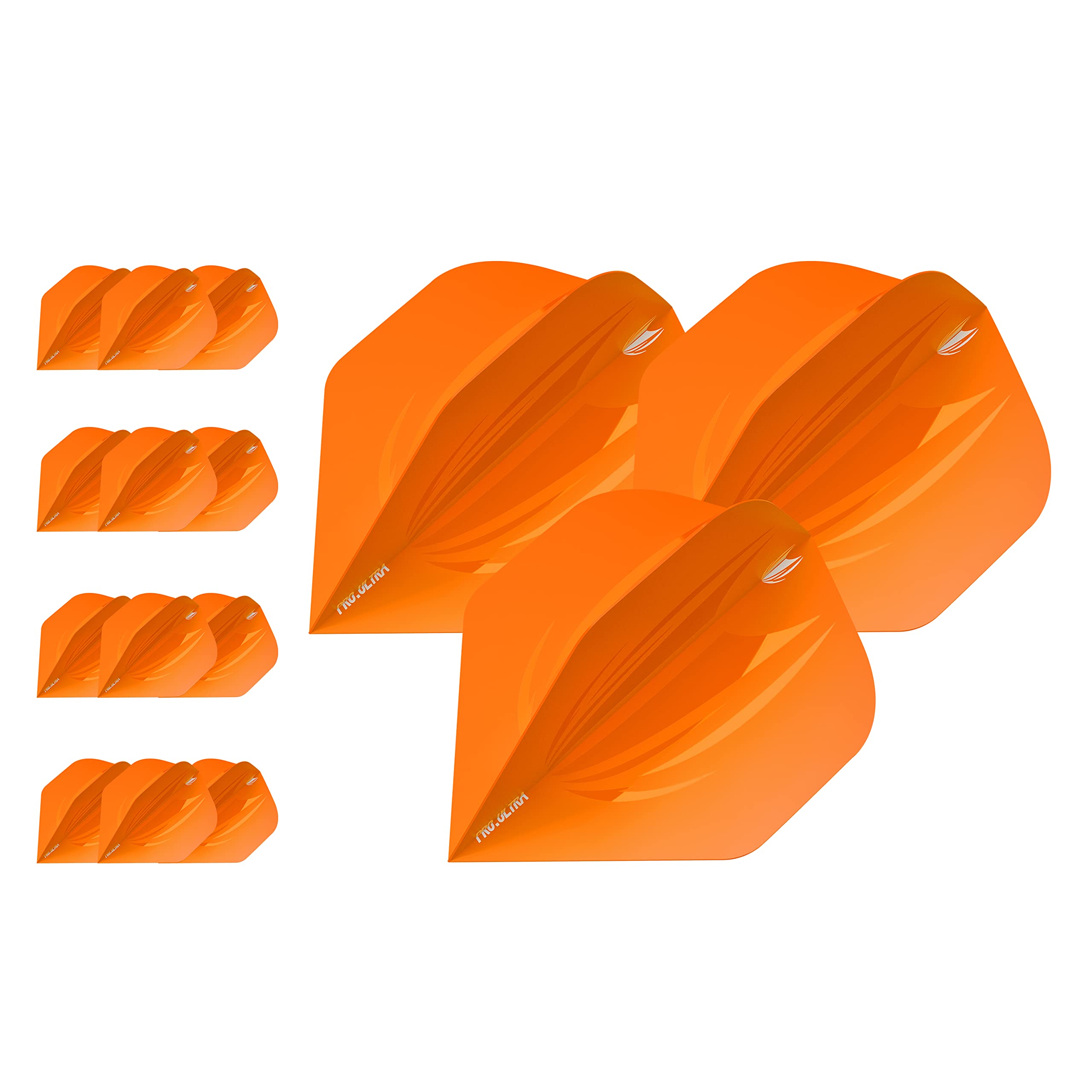 Target Darts Unisex Pro. - Target Darts 5 x Sets of ID Pro Ultra Orange No 2 Dart Flights 15 in total, Orange, No.2 UK