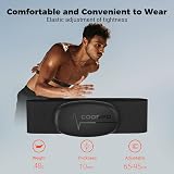 COOSPO H6 Heart Rate Monitor Chest Strap Bluetooth ANT+ HRM for Running Cycling view 2