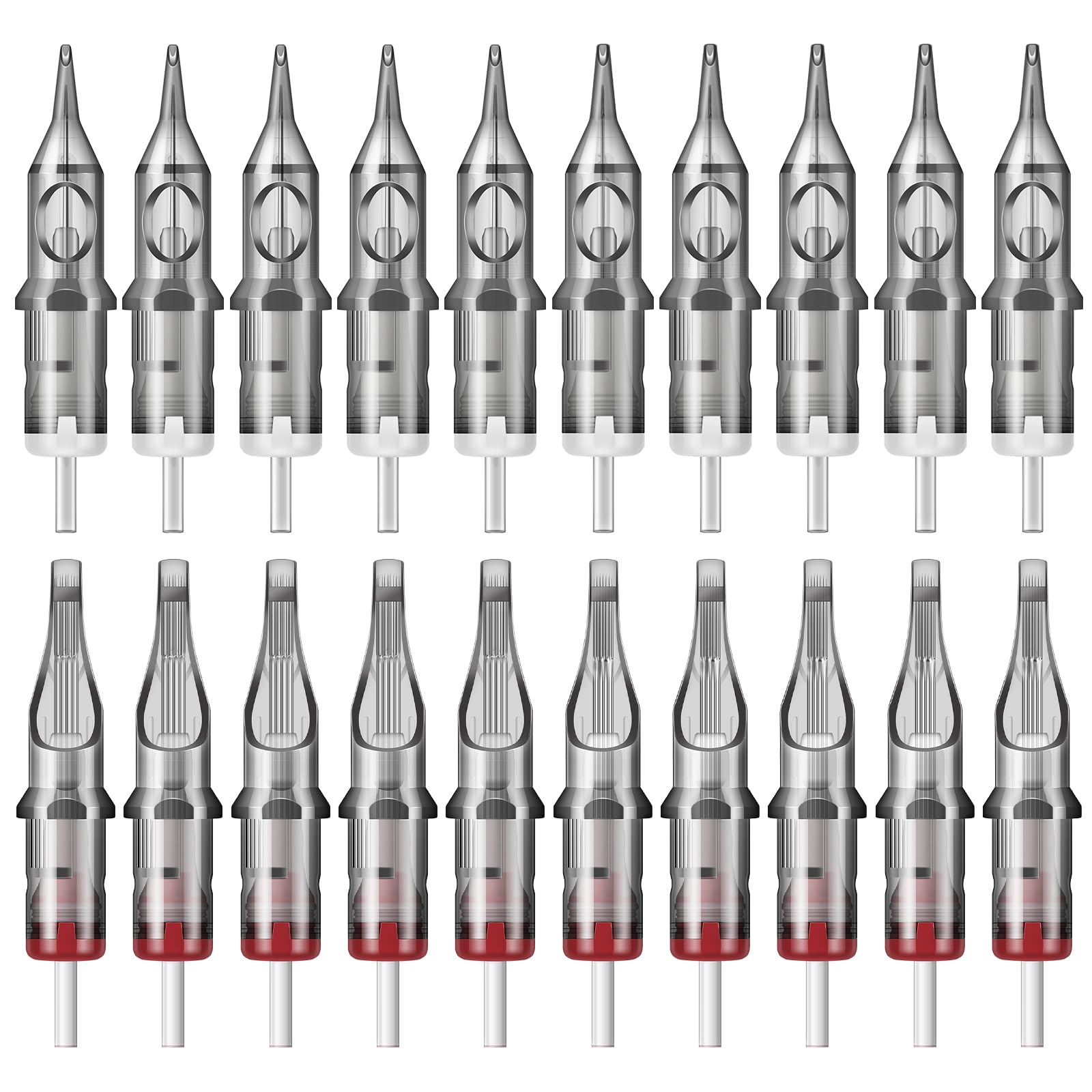 TATOOINE Tattoo Needles,Tattoo Kit,20Pcs Mix Size Needles 3RL 5RL 7RM 9RM for Tattoo Machine Tattoo Pen