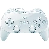 Wii Classic Controller Pro - White (Renewed)