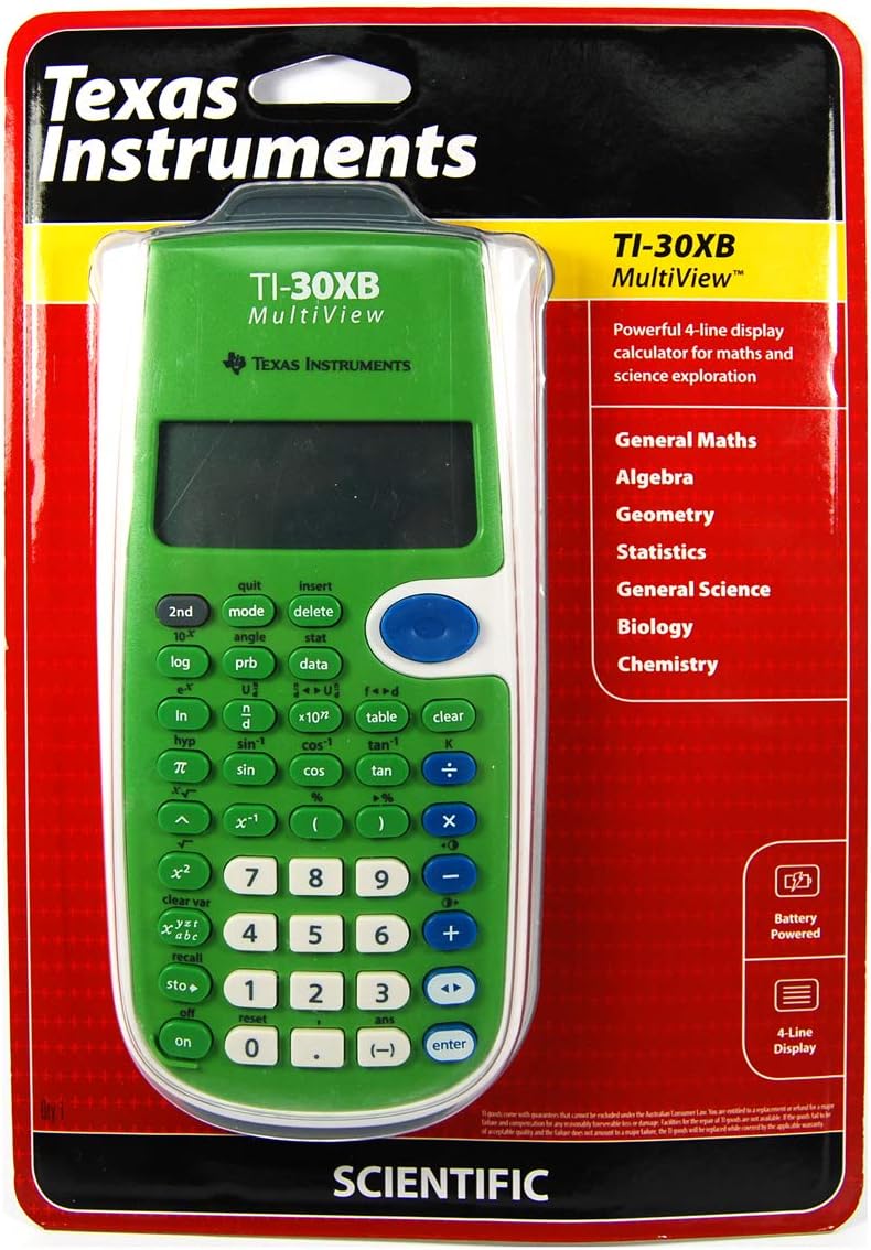 Texas Instruments Scientific Calculator (TI30XBMVIEW) Office