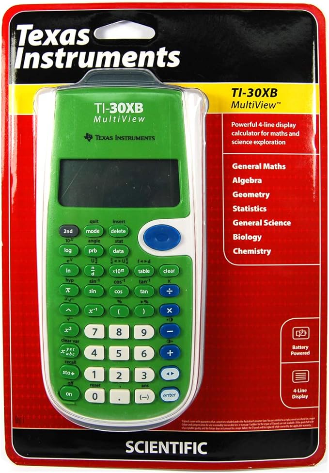Texas Instruments Scientific Calculator (TI30XBMVIEW) Office