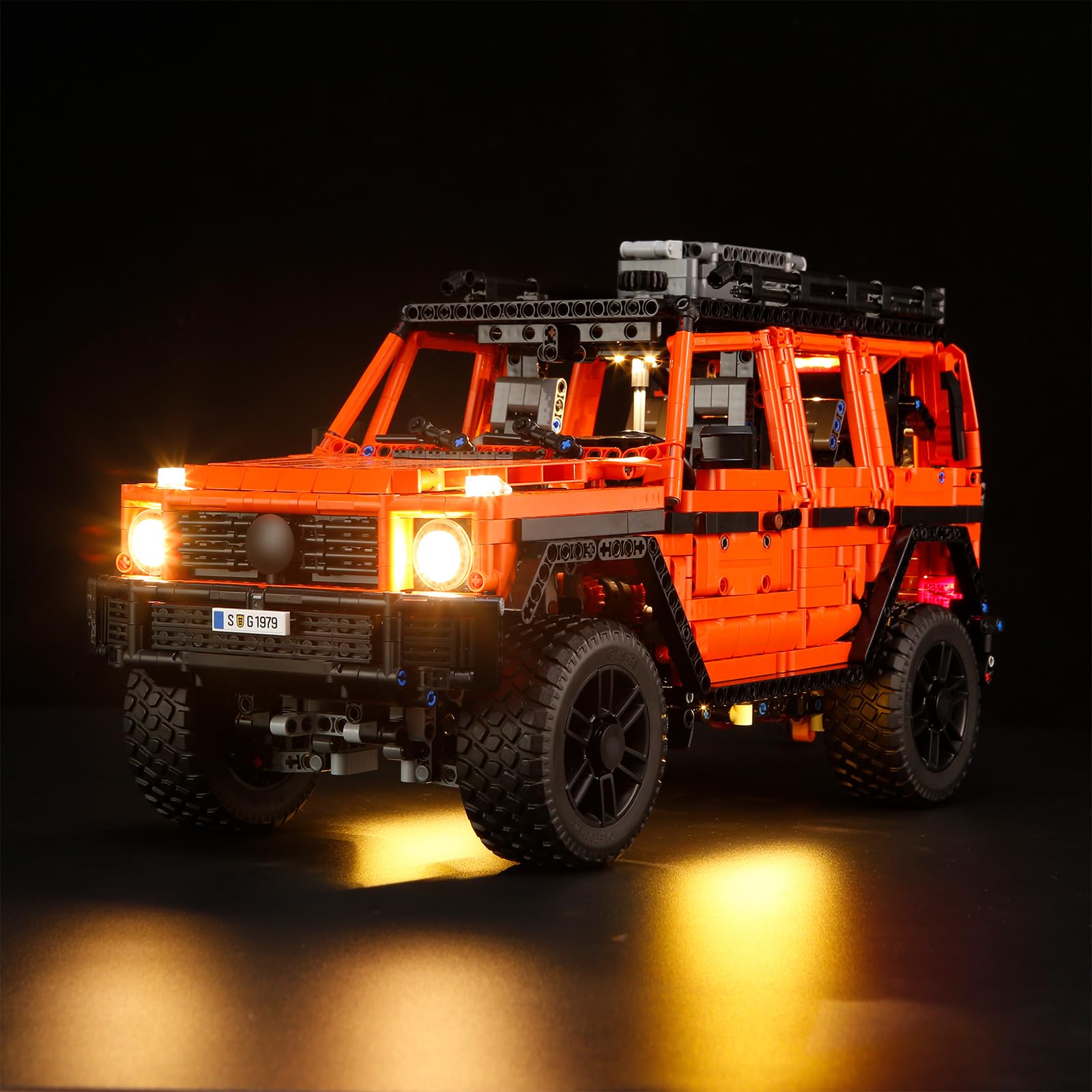 MENZAVA LED Light Set Compatible with LEGO 42177 Mercedes-Benz G 500 PROFESSIONAL Line Technic Building Blocks Model - Model Set NOT Included