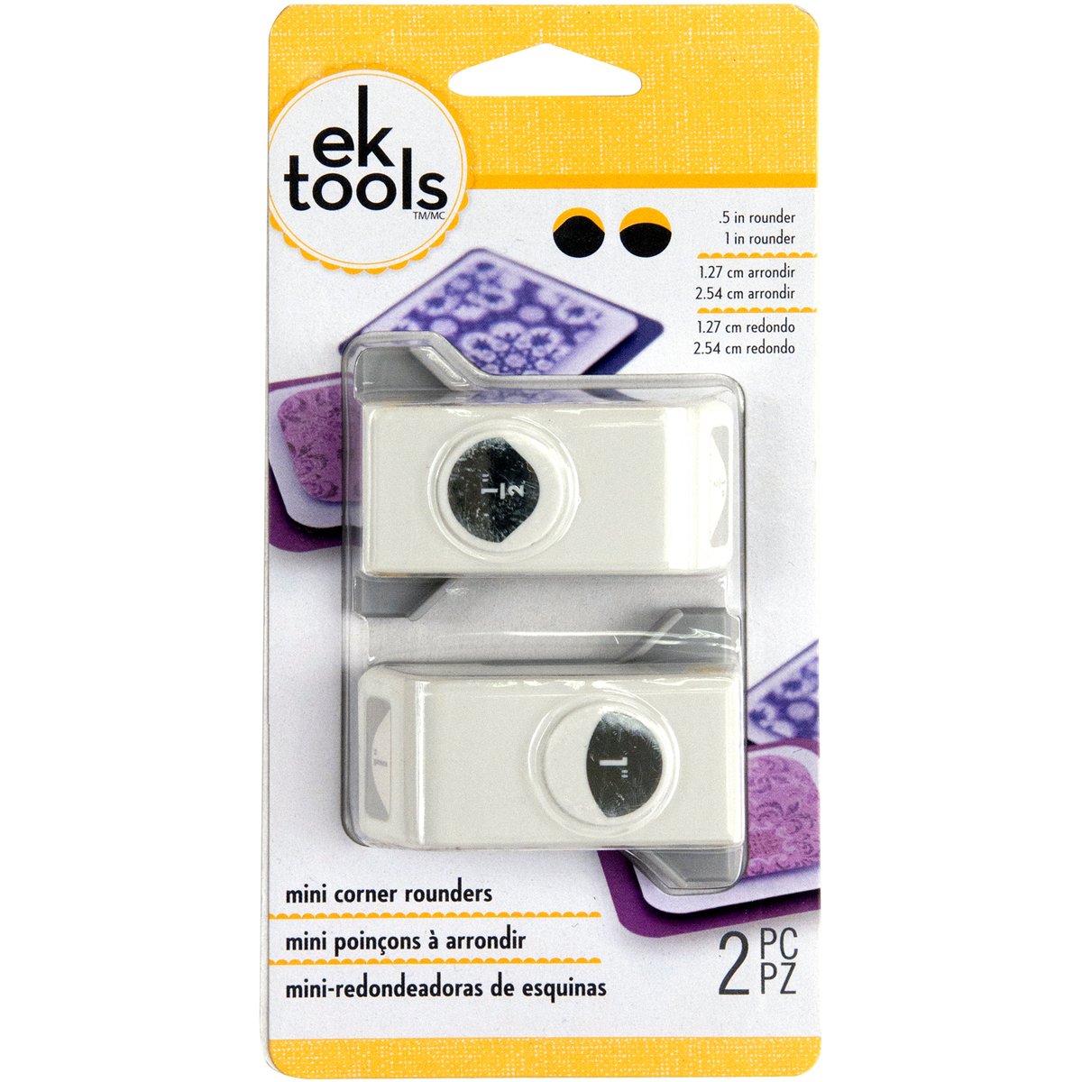 EKSuccess EK Success - Mini Corner Rounder Punch Set,Multicoloured,3.9 x 10.89 x 19.78 cm