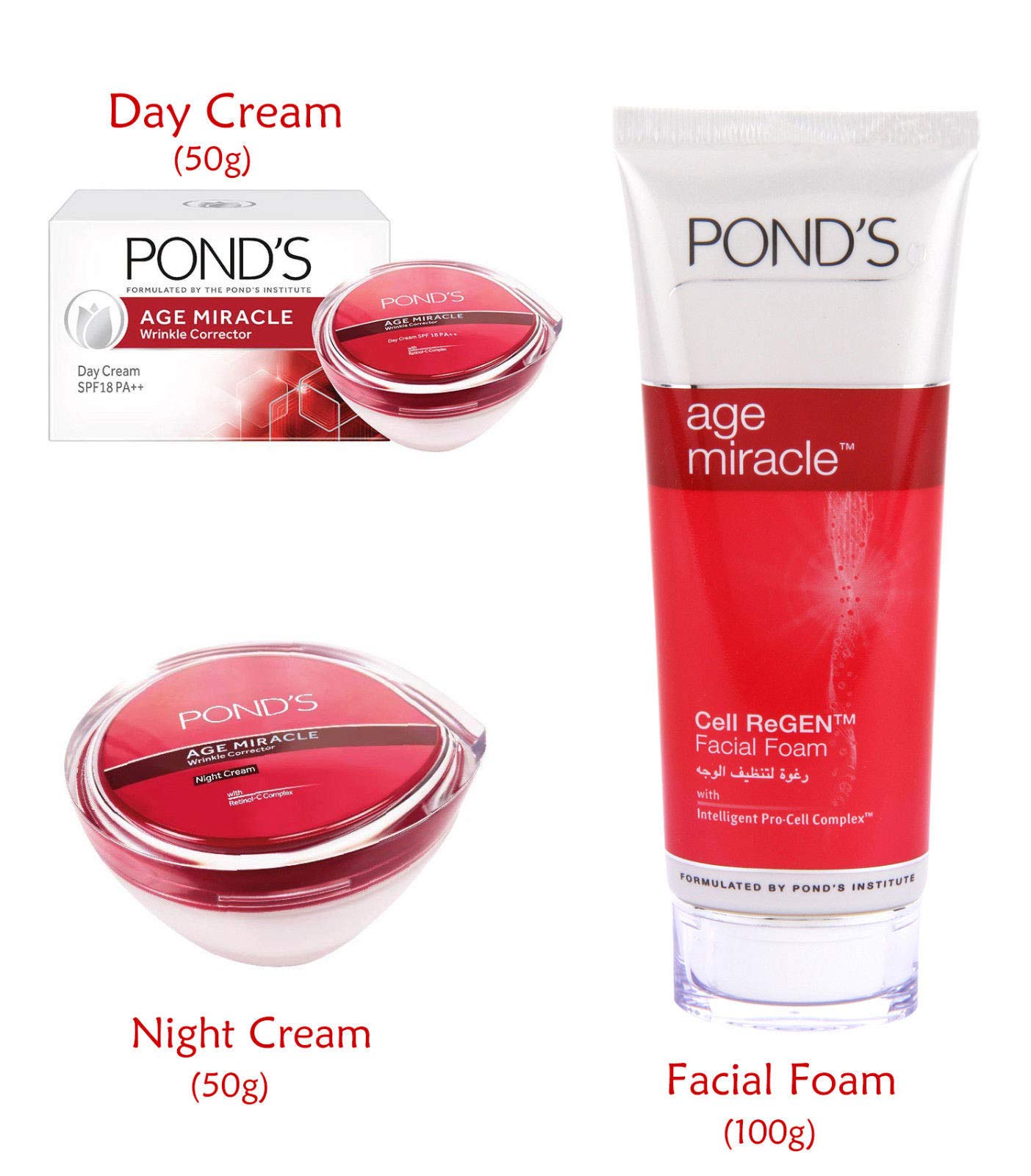 ponds age miracle combo pack