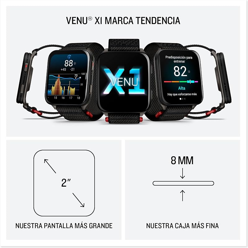 Venu X1, Smartwatch con GPS, Verde