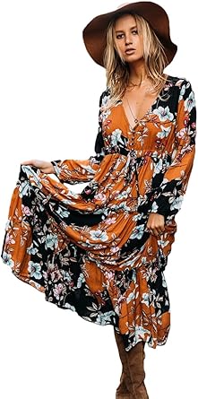 western maxi dress online shopping