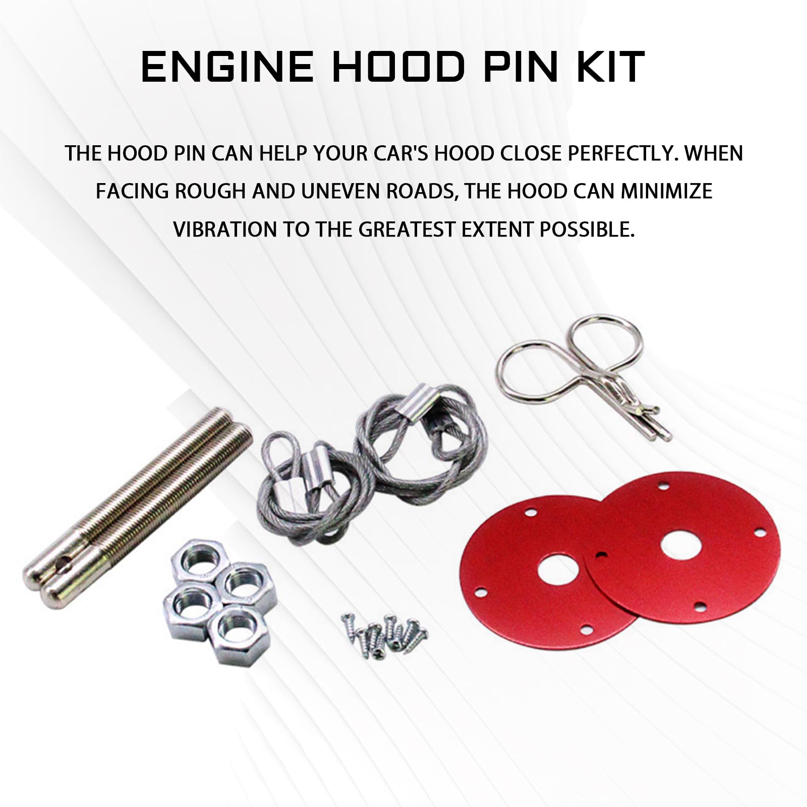 Mua Hood Pins Kit for Car - Hood Latch Kit with Racing Lanyard ...