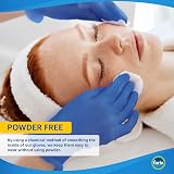 Farla MediHands Blue Vinyl Gloves Small Box of 100 Powder Free Non Latex view 6