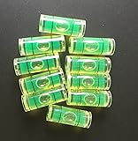 10 Pieces 9.5mm(D) x25mm Acrylic Tube Bubble Spirit