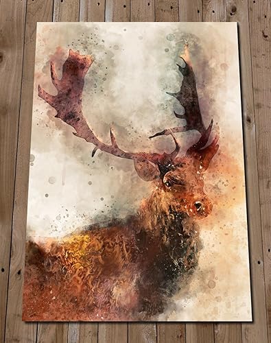 Amazon Com Stag Wall Art Print Poster Wall Decor Deer Head