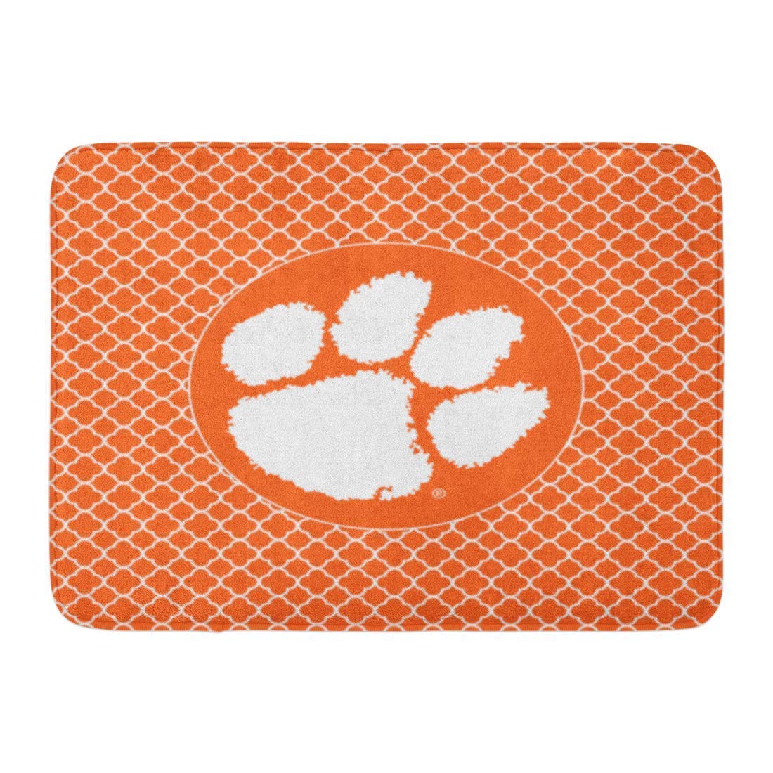 Amazoncom Pujin Logistics Bath Mat Clemson University