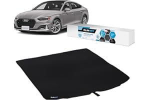 CLIM ART Cargo Liner for Audi A5 Sportback 2019-2022 Custom Fit Trunk Mat, with Honeycomb Dirtproof & Waterproof Technology - All-Climate, Heavy Duty, Anti-Slip Cargo Liner, Luggage - FL01119108