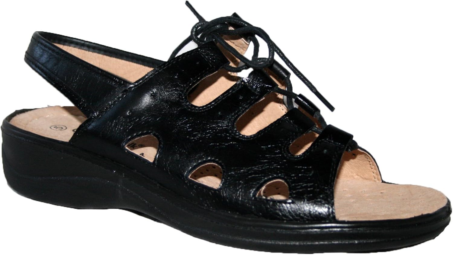 Cushion Walk Ladies Lightweight Summer Sandal with Adjustable Front