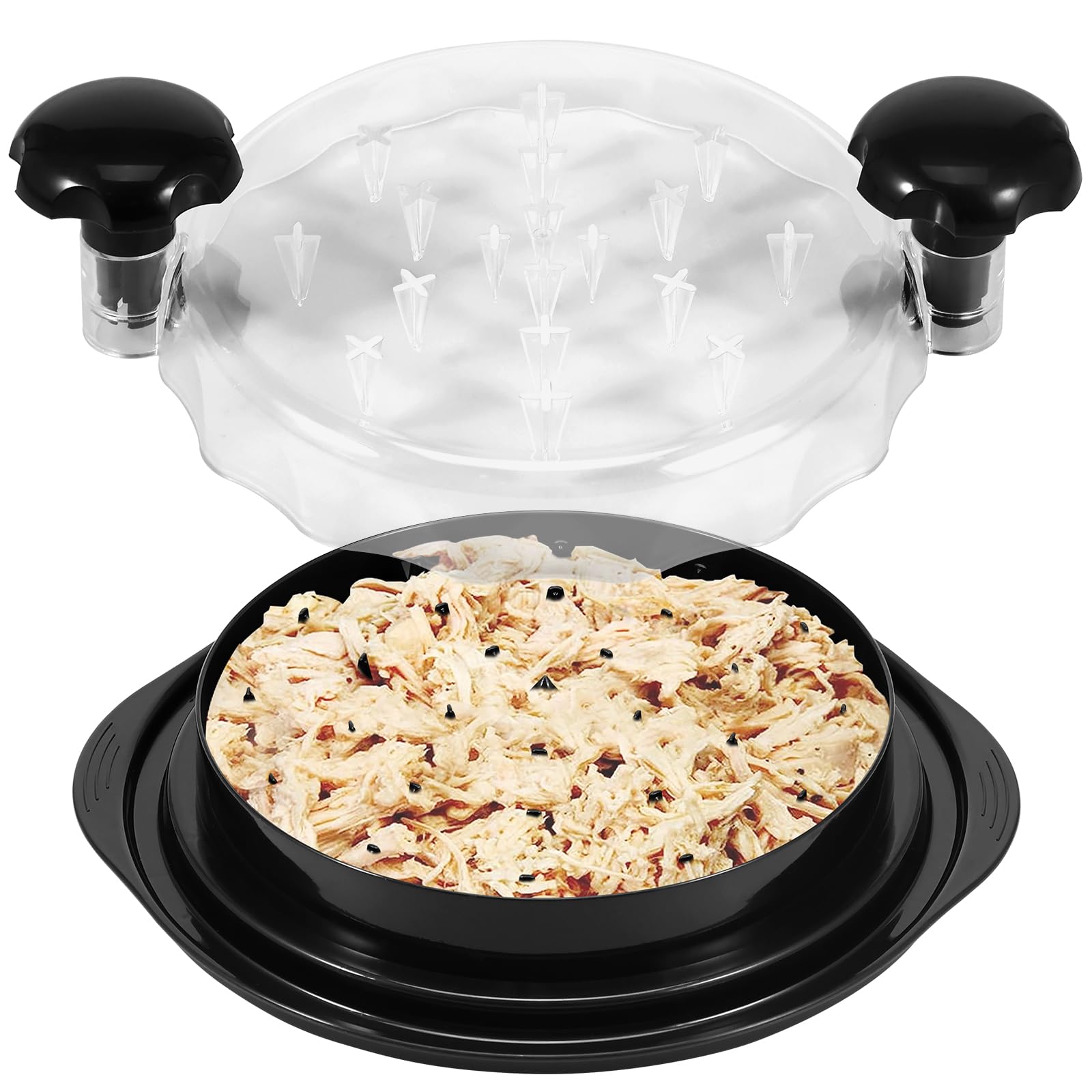 Chicken Shredder Tool with Handles Non-Slip Chicken Breast Shredder Efficient Meat Shredder Tool Twist Bpa Free Chicken Shredder Machine for Ground Beef Pulled Pork and Chicken — image 1