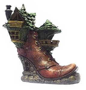 Miniature Ladies Boot Fairy House