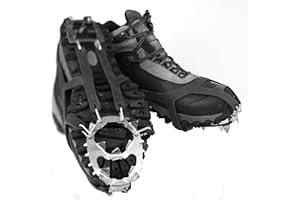 Harrier Hardware Crampons with Metal Spikes, Men's Sizes 10-13, 1/4-inch Spikes