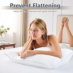 CozyLux Pillows Queen Size Set of 2, Hotel Quality