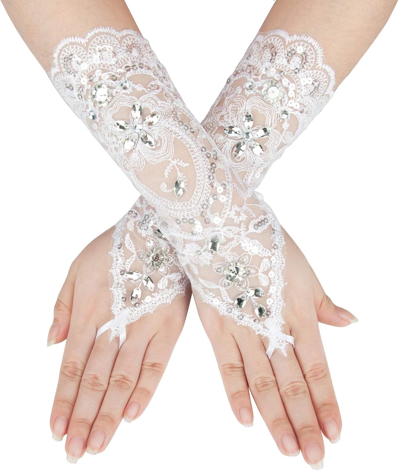mother of the bride wedding gloves