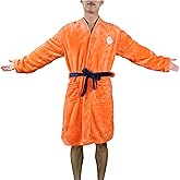 RYTGA Anime Robes Men's Bathrobe Pajamas Soft Plush Long Bathrobe Cosplay