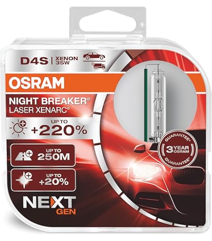 Amazon.com: OSRAM XENARC NIGHT BREAKER LASER D4S, Next Generation
