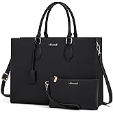 LOVEVOOK Women's 15.6 Inch Laptop Tote Briefcase Business Office Bag