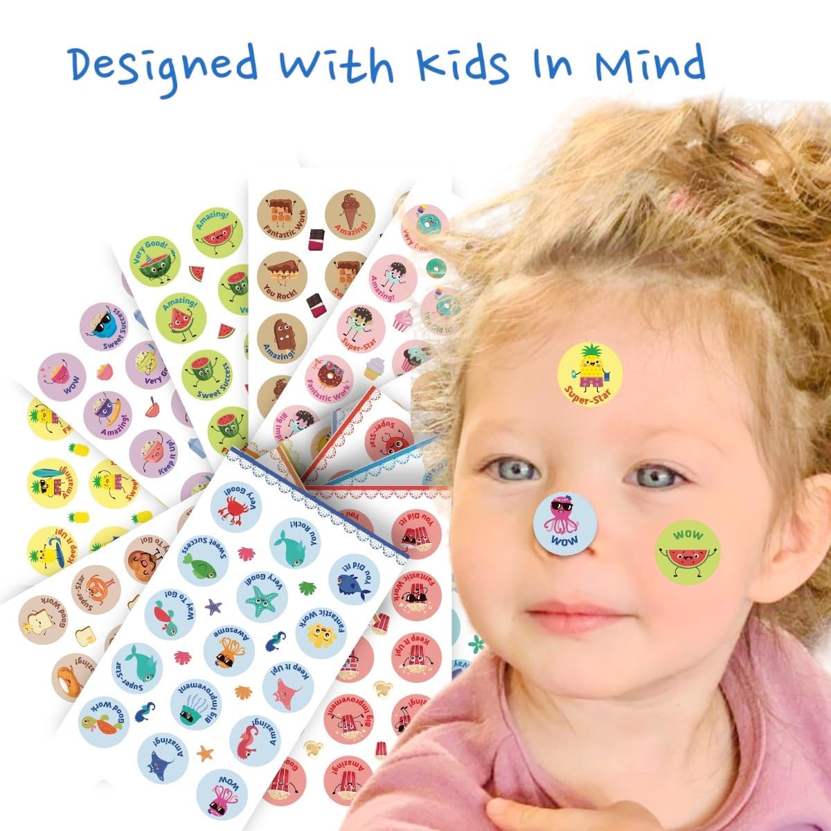 Joyful Artistry Smelly Stickers Scratch and Sniff, 24 Sheets, 12 Different scents, Motivational Reward Stickers for Kids and for Teachers (360)