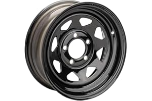 Americana Tire and Wheel - 20353-14X5.5 SPK 5H-4.5 BLACK