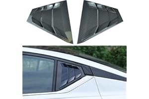 smart repairboy for Nissan Altima 2019-2023 Rear Side Window Louvers,Racing Style Louvers Air Vent Scoop Shades Cover Blinds 1Pair (Carbon Fiber)