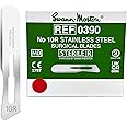 Swann Morton Scalpel Blade #10R - Sterile Dermaplane Blade for Face, Dermaplaning for Women & Men, Stainless Steel, Beauty To