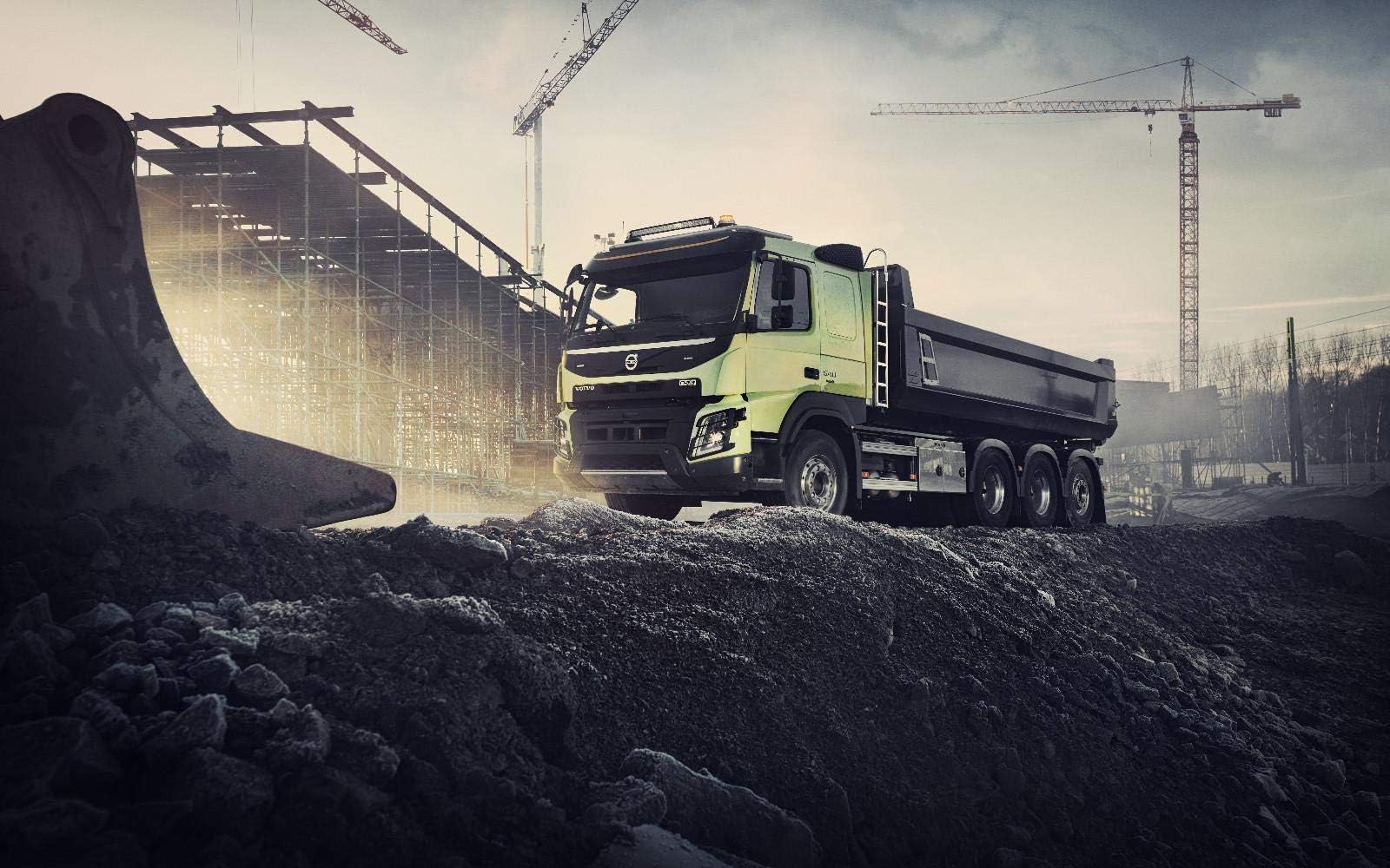 Truck On The Construction Site - Jigsaw Puzzles For Adults 1000-Piece Diy Puzzle Kids Wooden Toys