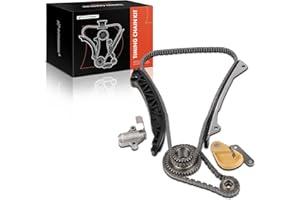 A-Premium 8PCS Engine Timing Chain Kit W/Sprocket & Tensioner & Guide Compatible with Nissan - Sentra 2013-2018, Juke 2011-20