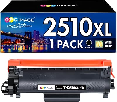 GPC Image TN2510XL Toner Cartridge Black for Brother TN2510 DCP MFC Printers