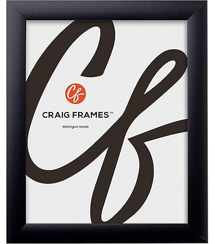 Craig Frames 7171610BK 8.5 By 11-Inch Photo Frame, Wood Grain - View #10