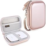 Canboc Shockproof Carrying Case Storage Travel Bag for HP Sprocket Portable Photo Printer / Polaroid ZIP Mobile Printer Protective Pouch Box,Rose Gold
