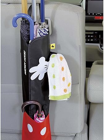 Amazon ナポレックス 車用 傘入れ ディズニー アンブレラケース ミッキー タオル掛け付 最大5本収納 たまった水捨て簡単 Napolex Wd 285 車 バイク 車 バイク