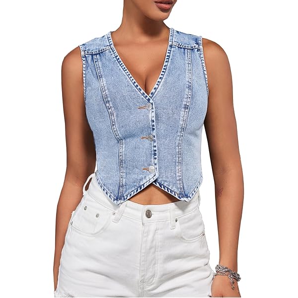 Chaquetas De Mezclilla Sin Mangas - Banco De Fotos E Imágenes De Stock