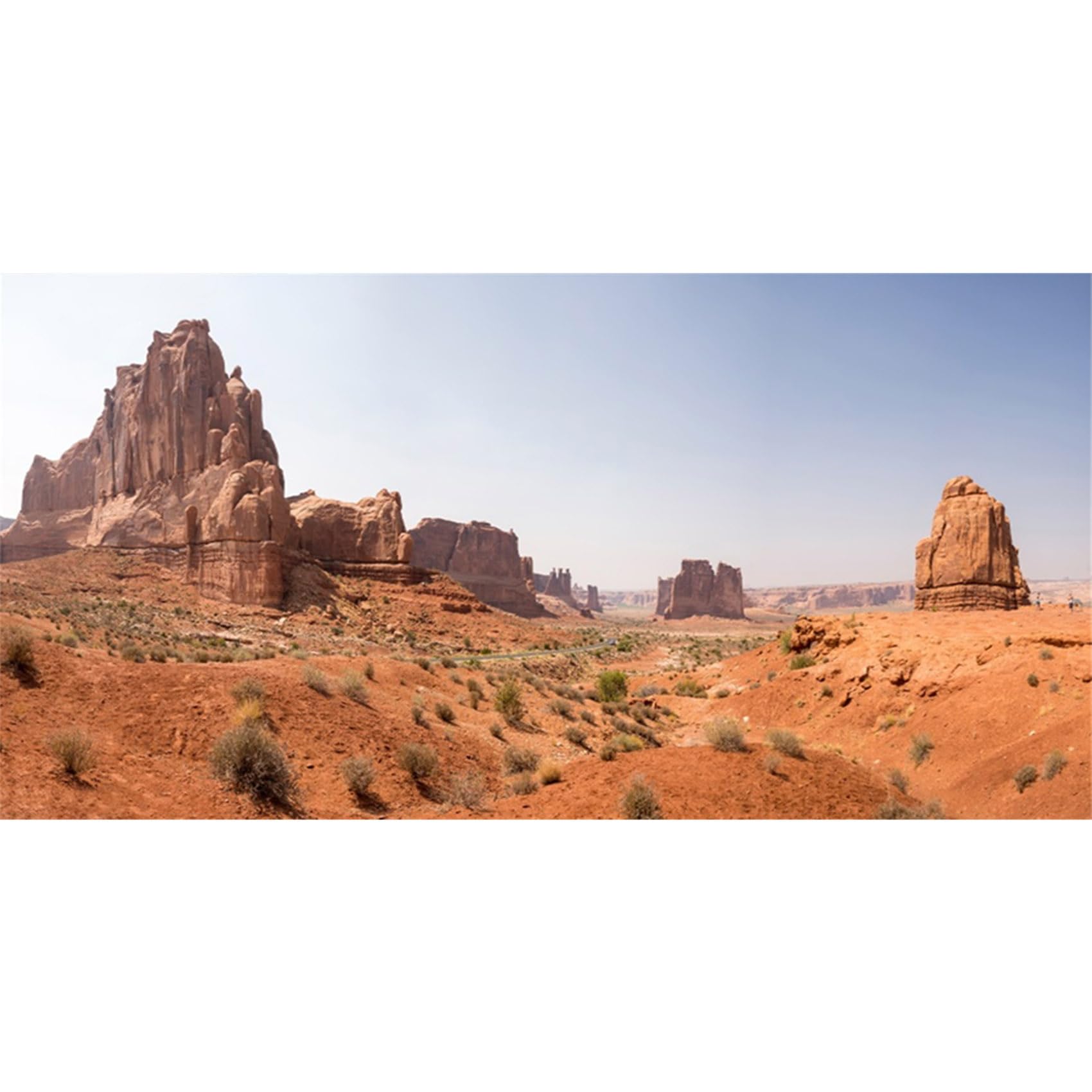 MIRRORANG 180x61cm Sun and Desert Terrarium Background Rocky Oasis Gobi Reptile Habitat Background Vinyl Background