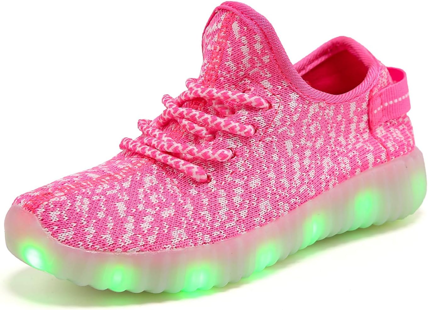 XZSPR Kids Boys Girls Breathable LED Light Up Flashing Sneakers for Children Shoes(Toddler/Little Kid/Big Kid)