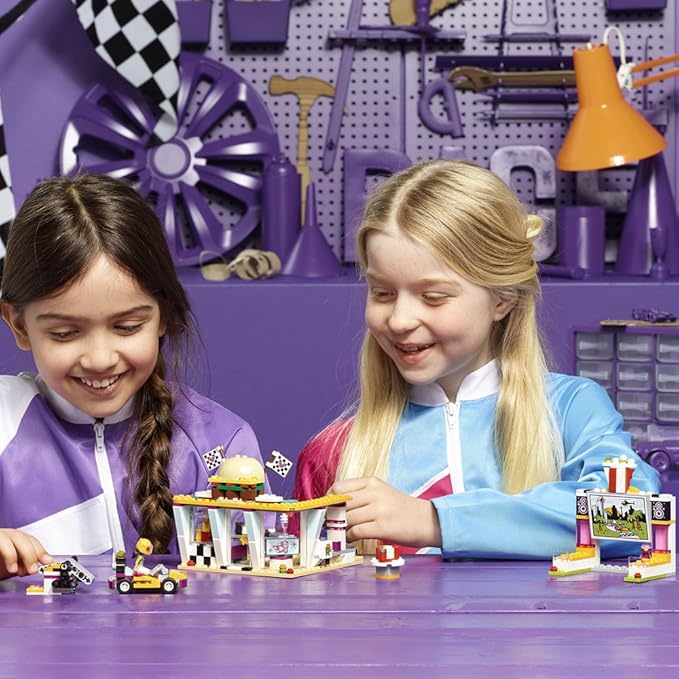 lego friends heartlake drifting retro diner playset