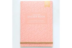 PASSIONATE PENNY PINCHER PPP Home Planner Sticker Book 1st Ed | Pack of 15 | 819 Total Stickers | Assorted Sizes | 5x7 Sheets with Gold Foil Stamping | Fun Stickers for Home Planners, Money Planner, Journals