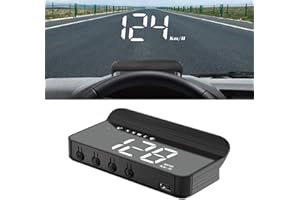 HWQSAD Holometer Holographic Speedometer, Holographic Speedometer for Car, Universal Heads Up Display Hud for Car, Digital Gps Speedometer with Speed (1pc)