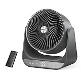 DREO 60° Vertical & 90° Horizontal 3D Oscillating Heating, 12 ft/s Long-Range Circulator, 3 Heat & 3 Fan Settings, Space Heaters for Indoor Use, Bedroom, Office, Grey