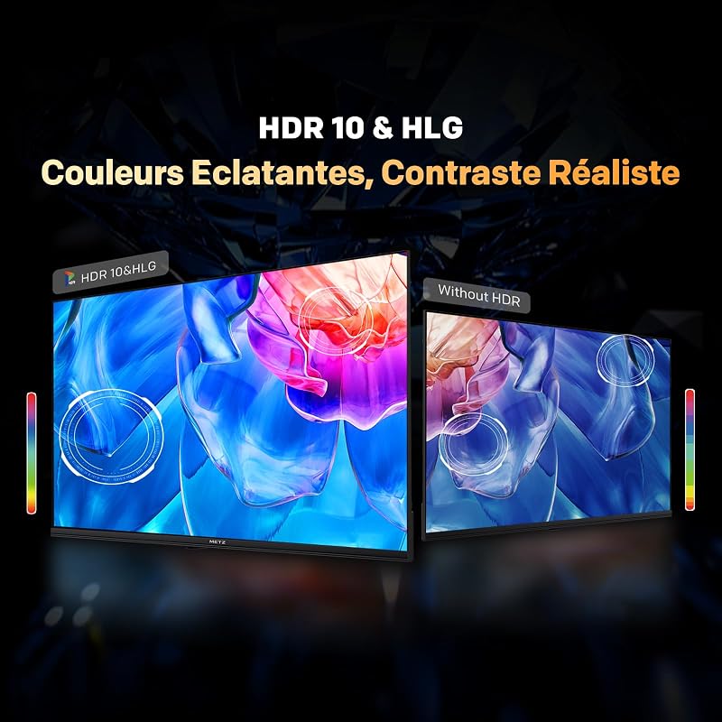 40 Pouces (100 cm) Smart TV FHD Google Television LED, Gen 6 QLED +, HDR 10 Dolby Audio Bluetooth 5,1 EyeCare Tuner DVB-T/T2/C/S/S2 CI+ (40MQH7000Y, 2026 Nouveau Modèle) — photo 6 sur 8