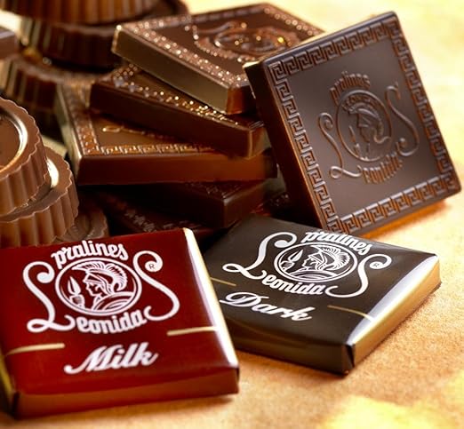 Image result for Sugar Free Chocolates: Gift Box: 45 Luxury Leonidas Fresh Belgian Chocolates, Without Added Sugar. (460g)
