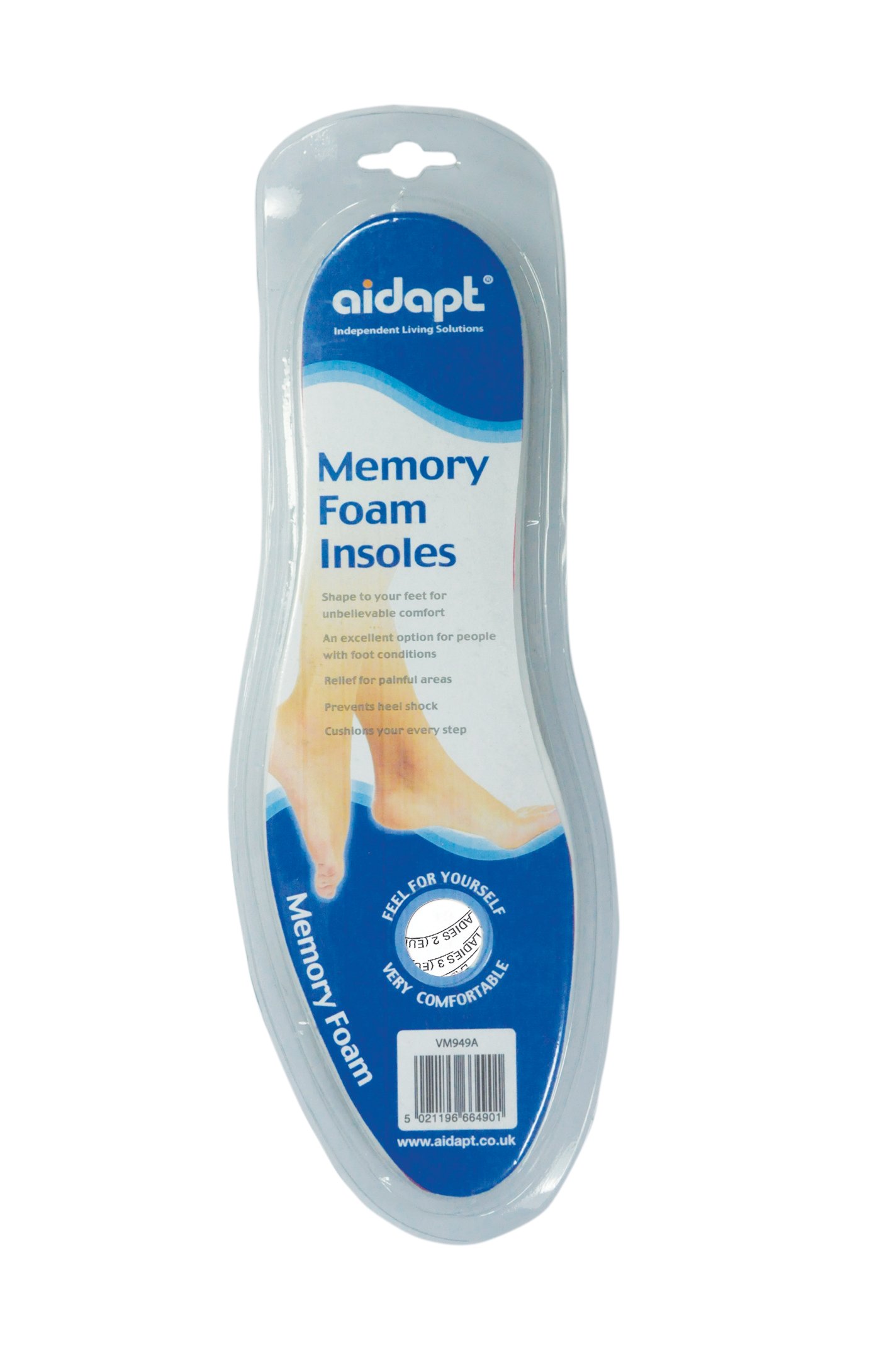 Aidapt Cut-to-Size Memory Foam Insole โ image 1