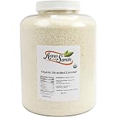 Anna and Sarah Organic Unsweetened Medium Shredded Coconut, 6 lb Jar | No Preservatives, Naturally Delicious, Premium Quality, Perfect for Baking &amp; Recipes