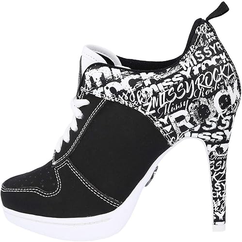 missy rockz sneaker high heels