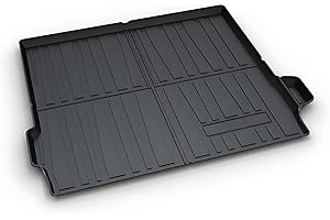 YQBRAND X5 Cargo Mat - All-Weather Cargo Liners Compatible with 2019-2026 BMW X5， 3D Custom-Fit Waterproof Non-Slip Durable Odorless TPO Trunk Tray Floor Mat with Raised Lip（Non 45e/50e/7-Seats Models）