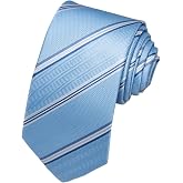Passabin Striped Ties for Men 50 Colors Formal Man's Tie Woven Neckties for Business Party Wedding